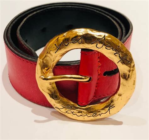 vintage yves saint laurent belt